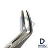 Dental Extraction Forceps Upper Lower Serrated Jaws Long Beak Surgical Pliers