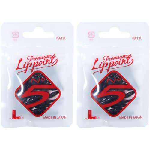 L-style Premium Lippoint No.5 Chips Black 60 Pieces (Set of 2 Pac)