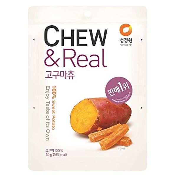 CJW 100% Dried Sweet Potato Chew Snack 2.11 Oz. (Pack of 3)