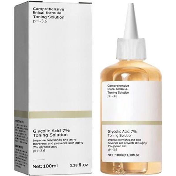 Glycolic Acid 7% Toning Solution 100ml | Improve Blemish & Acne | BB 3/21/27