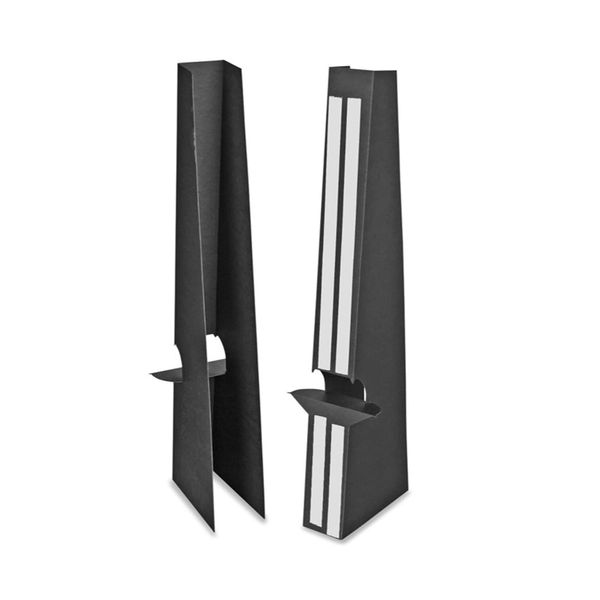 Self-Stick Cardboard Easel Backs 24 Inch, 8 Pack Easel Stands for Custom Standees, Centerpieces, Sign, Crafts and Props- Double Wing Back