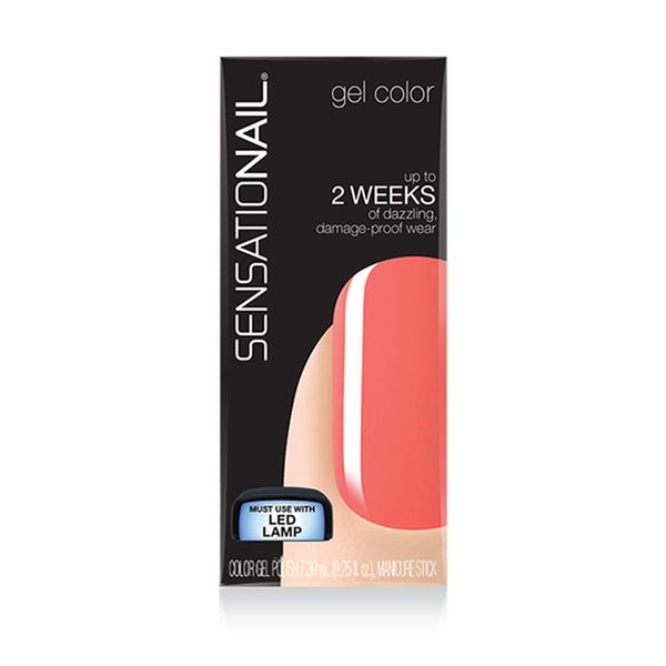 Nailene Sensationail Invincible Color Gel Polish 71589 Coral Sunset