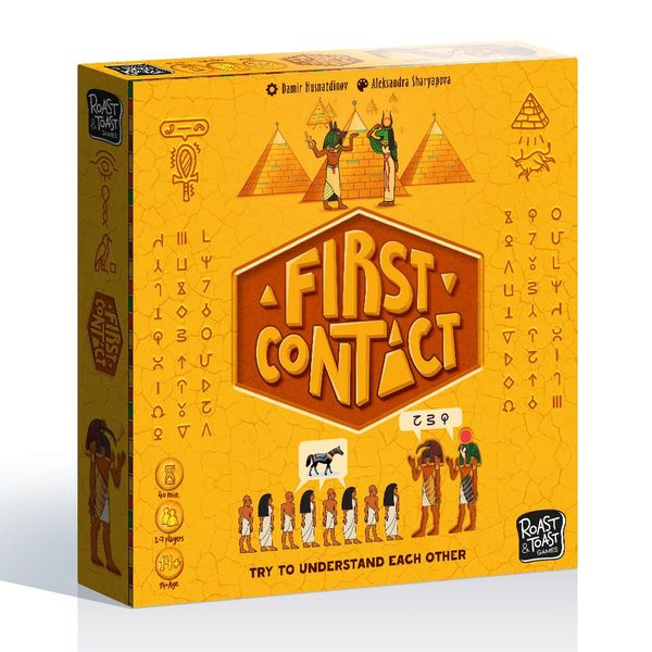 First Contact | Board Game for Adults and Family | Adventure Board Game | Party Game | Board Games for Adults | Ages 12+ | for 2 to 7 Players | Average Playtime 40 Minutes