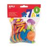 Apli 218120 - Numbers Rubber Eva - Bag of 120 units