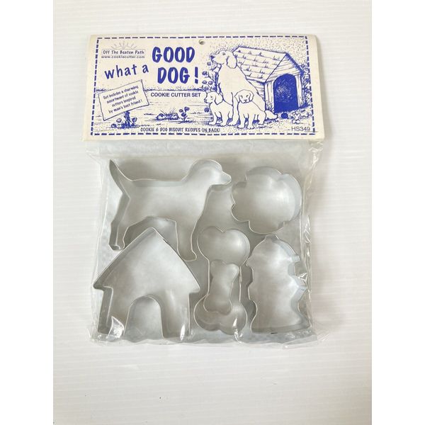 What a Good Dog Cookie Cutter Set Biscuits Gift Pet Lover Treats Deserts NEW