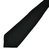 Plain Black Matte Finish Men's Tie