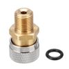 1/8 Inch BSP Quick Release Coupler, Quick Release Coupler Fittings Charging Adapter Kit with 3pcs Plugs(Size:4pcs/Set)