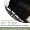 Ugeat Darkest Brown Tape Hair Extensions Real Human Hair 12 Inch Tape in Hair Extensions #2 30G Real Human Tape in Hair Extensions Human Hair Extensions Tape Hair Extensions Tape in