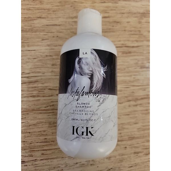 IGK INSTAFAMOUS  BLONDE SHAMPOO 236ml/ 8 oz- NEW SHIPS FAST!!!