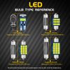15x Interior LED Light Bulbs Reverse Dome Map For Nissan Quest 2011-2017