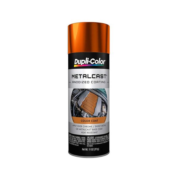 Dupli-Color MC205 Metalcast Automotive Spray Paint - Orange Copper Anodized Coating - 11 oz Aerosol Can