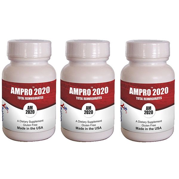 AMPRO 2020 Enhance immune system & Endurance (3 bottles, 60 cnt)