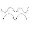 TRQ Front and Rear Performance Brake Hose Set Compatible with 2003-2011 Honda Element