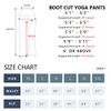 BUBBLELIME 29"/31"/33"/35" 4 Styles Women's High Waist Bootcut Yoga Pants - Out Pockets_Black XL-33 Inseam