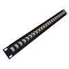Ultra Spec Cables 24 Port LC Fiber Patch Panel Multimode (Beige Couplers) (Loaded 1u) 19"
