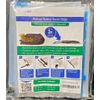8 PACK LARGE ROLL-UP COMPRESSION SPACE SAVER BAGS VACUUM-FREE REUSABLE