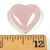 1” Rose Quartz Heart Crystal, Healing Stone for Heart Chakra and Positive Energy, Rose Quartz Crystal Heart Shape, Love Heart Crystal