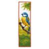 Vervaco Bookmark Blue Tit Counted Cross Stitch Kit, Multi-Colour