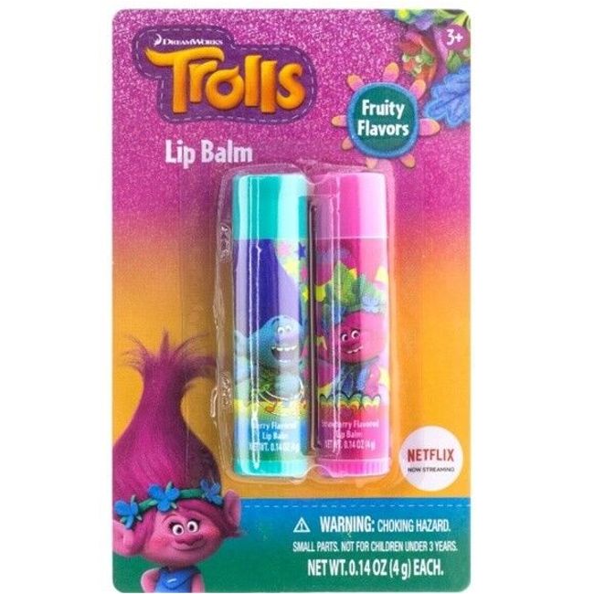 Set of 2 Trolls Lip Balm