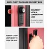 NAIZEA Package Delivery Boxes for Outside, Anti-Theft Lockable Parcel Drop Box