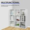 9-Cube Closet Organizer Shelves Storage White Saving Space for Room Office