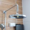 Sourcing Map Solid Brass Shower Arm Extension Swivel Ball Adapter, Silver, Universal Shower Connector, 1 Setting, Includes Adapter & 2 Gaskets, Brushed Finish