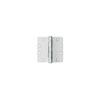 Satin Chrome Standard Weight 1/4" Radius Ball Bearing Template Butt Hinge