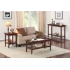 Convenience Concepts Ledgewood Console Table 48" - Modern Narrow Sofa Display Accent with Storage Shelf for Transitional, Traditional Living Room, Entryway, Hallway, or Bedroom, Espresso