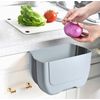 Hanging Folding Mini Trash Can for Kitchen Cabinet Door, Small Collapsible Ga...