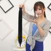 CEXIN Harajuku Style Heat Resistant Ponytail Wig, Easy Automatic Poni-Tail Straight Extension, Gradation, Twin Tail, Partial Wig, Hair Extension, Hair Extension,, winered,