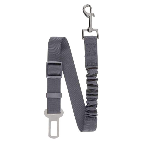 Grey Pet Dog Car Seat Belt Clip Travel Safety Harness Restraint Strap Anti Shock