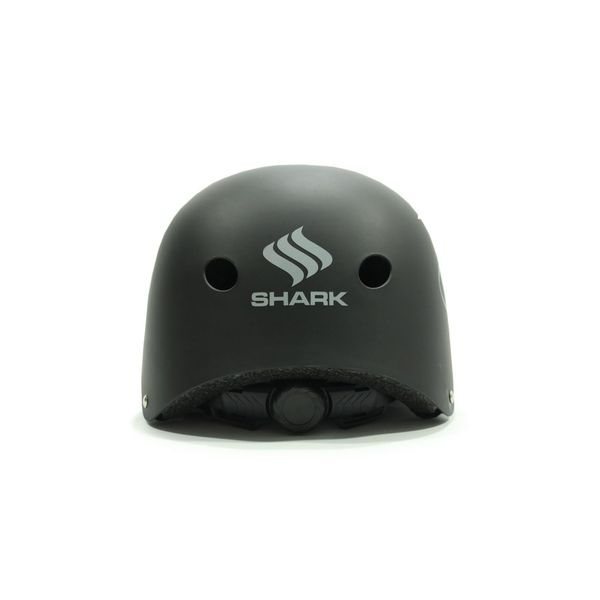 Shark Wheel Black Helmet - Medium Size, Durable ABS Shell, Comfortable Fit