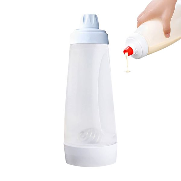 XGzhsa Hand Batter Dispenser, 1000ML Batter Mixer Bottle, For Cupcake Pancake Crepe Batter, Practical Home Kitchen Tools