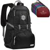 Traveling Backpack- Foldable collapsible lightweight backpack for travel (Black) 35 liters