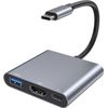 Digital AV Multiport Adapter Apple USB-C USB 3.0 To 4K HDMI AV Adapter, Grey
