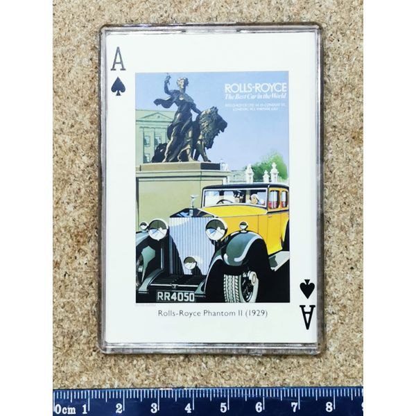 Classic Vintage Car Playing Card Fridge Magnet - ROLLS ROYCE PHANTOM