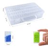 DFsucces 64 Pcs Bead Case Bead Case Diamond Art Tool Refill Container Subdivision Case Bead Storage
