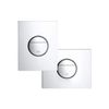 GROHE Nova Cosmopolitan Flush Plate Chrome 38765000