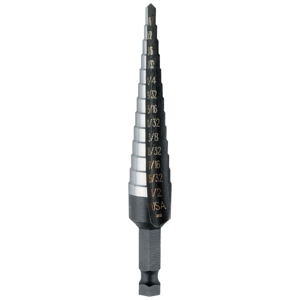 Irwin Unibit 10231 #1 Unibit Shank Step Drill Bit