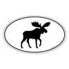 CafePress Moose Oval Car Bumper Sticker