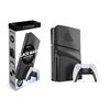 Maxx Tech PS5 Slim Faceplates Black Wave (5pcs) + Controller faceplate + 2 Thumb Grips