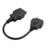 Sourcingmap DC 12V 16 Pin OBD2 Car Diagnostic Connector Cable 30cm Length