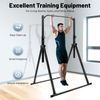 Pull Up Bar with Thickened Pipe, Triangular Pull Up Station, Multifunctional Adjustable Height Pull Up Bar Freestanding for Home Gym Strength Training Equipment, (Max. Load: 200kg/440.92lbs)