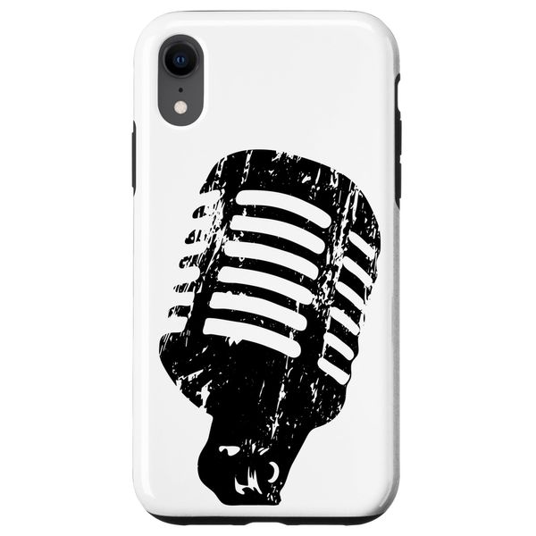 iPhone XR Retro Dynamic Vocal Microphone Case