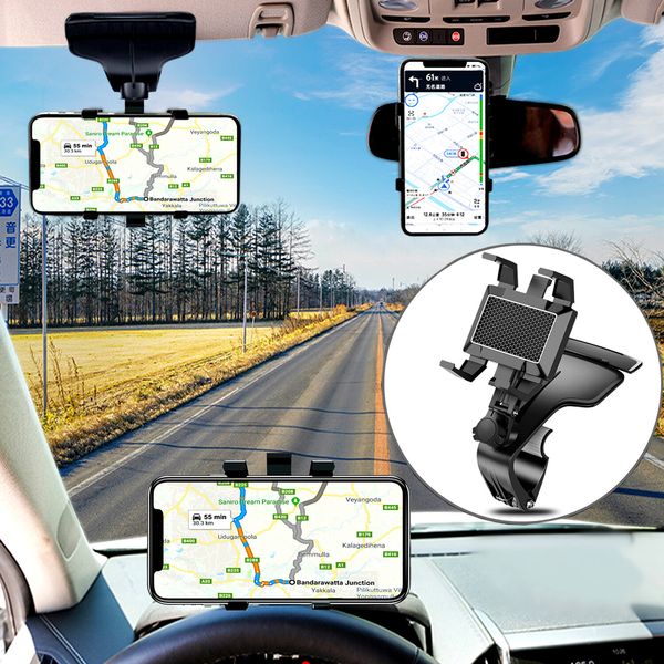 Universal Car Dashboard 360° Rotation Mobile Phone Holder Stand Mount Bracket US