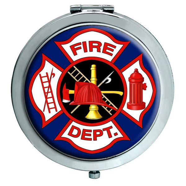 St. Florian's Firefighter Cross Compact Mirror