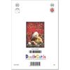 doodlecards Special Girl Christmas Card Medium Size with Plain Envelope