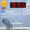 Large Digital Wall Clock Wifi Sync16.5 in Large Display Wall Clock Temperature