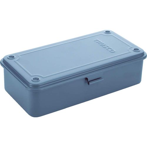 TRUSCO T-190DG Trunk Tool Box, 8.0 x 4.3 x 2.2 inches (203 x 109 x 56 mm), Arsenal Gray