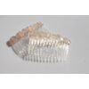 Rose Quartz Stone Hair Combs (Quantity of 2)